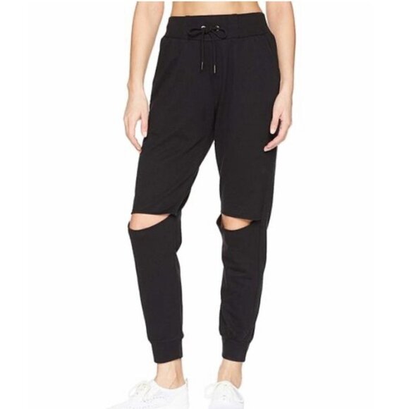 Sam Edleman Black Knee Slit Jogger Women's Size XS - Picture 1 of 13